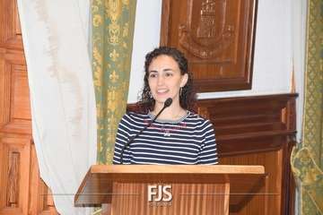 Lara Collado retrata en el Pleno de Telde la realidad de la lacra machista/Francisco Javier Santana: